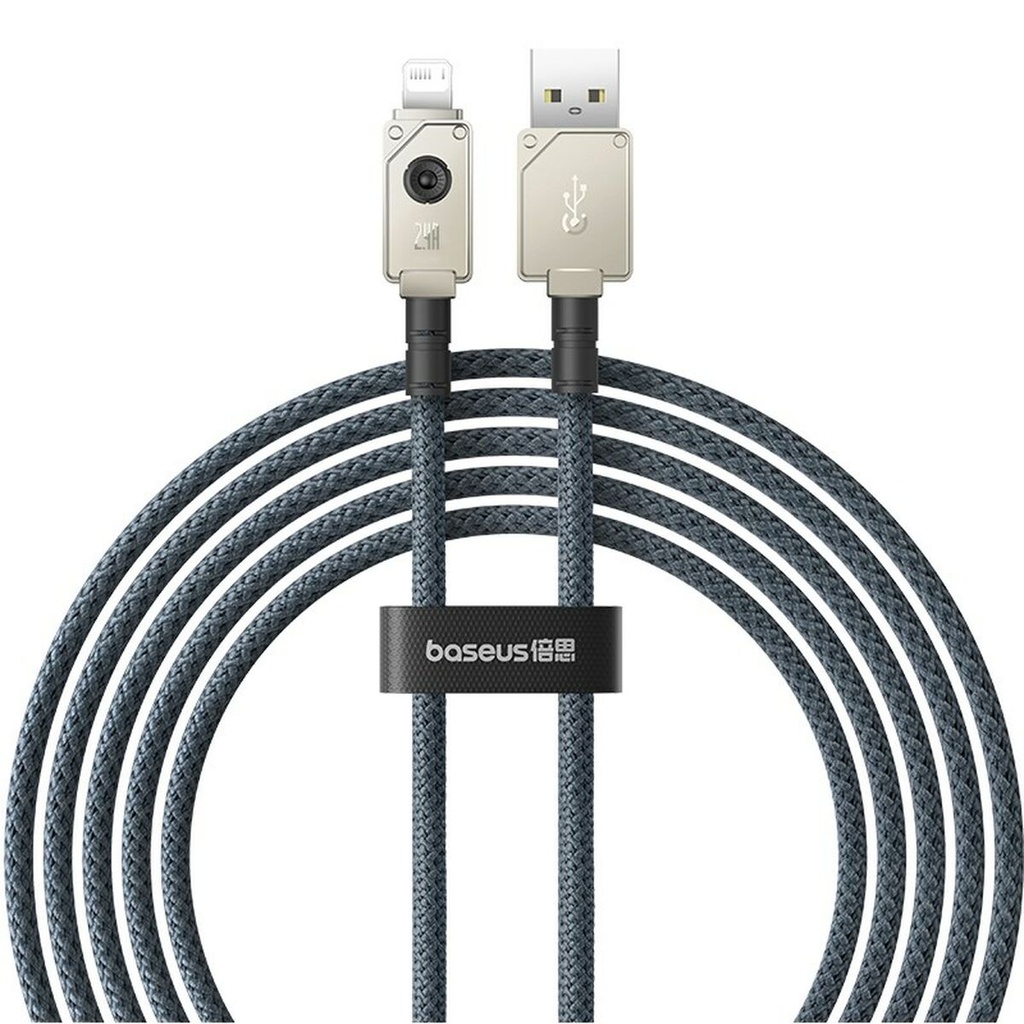 Cable USB a Lightning Baseus P10355802111-01 Negro 2 m