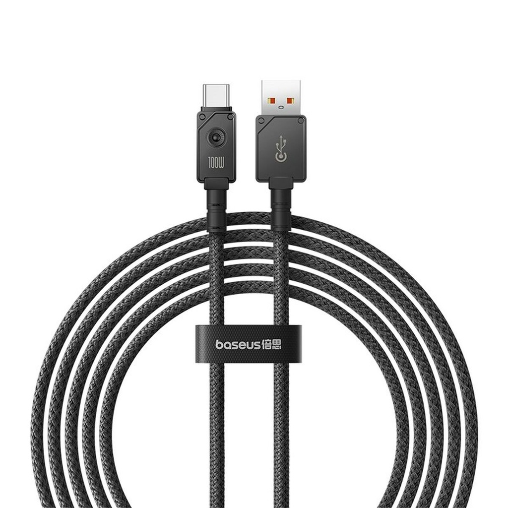 USB A to USB-C Cable Baseus P10355801111-01 Black 2 m