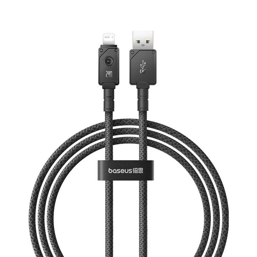 USB to Lightning Cable Baseus P10355802111-00 Black 1 m