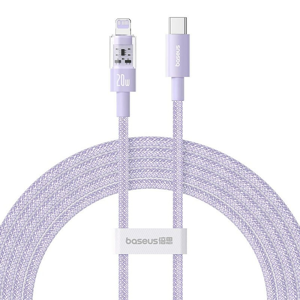 USB-C to Lightning Cable Baseus P10373001511-01 Purple 2 m