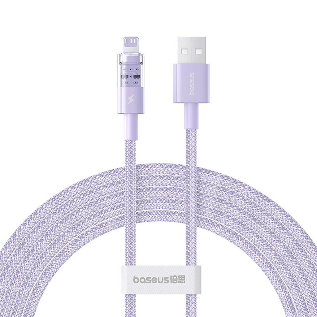 USB to Lightning Cable Baseus P10373003511-01 Purple 2 m