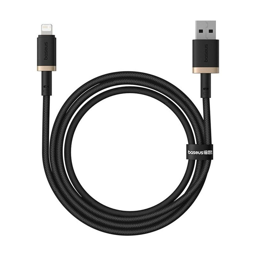 Cable USB a Lightning Baseus P10377801U01-00 Negro Oro 1 m