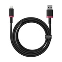 USB to Lightning Cable Baseus P10377801U01-03 Black Red 2 m