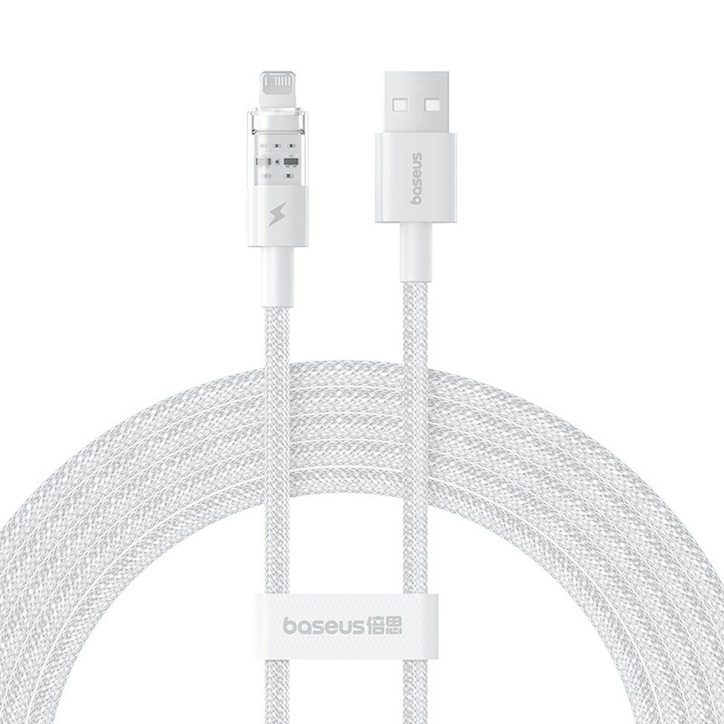 Cable USB a Lightning Baseus P10373003211-01 Blanco 2 m