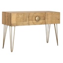 Console Home ESPRIT Golden 120 x 38 x 76 cm