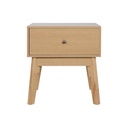 Mesita de Noche Home ESPRIT Natural 45 x 36 x 49 cm