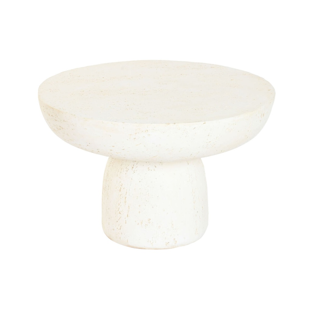 Mesa auxiliar Home ESPRIT Blanco 64,5 x 64,5 x 41 cm