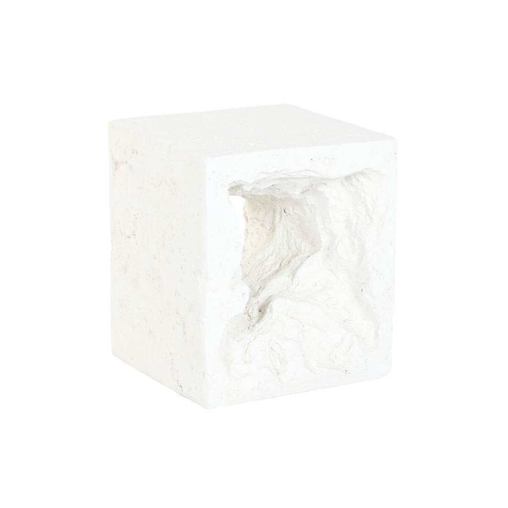 Mesa auxiliar Home ESPRIT Blanco 40 x 40 x 46 cm