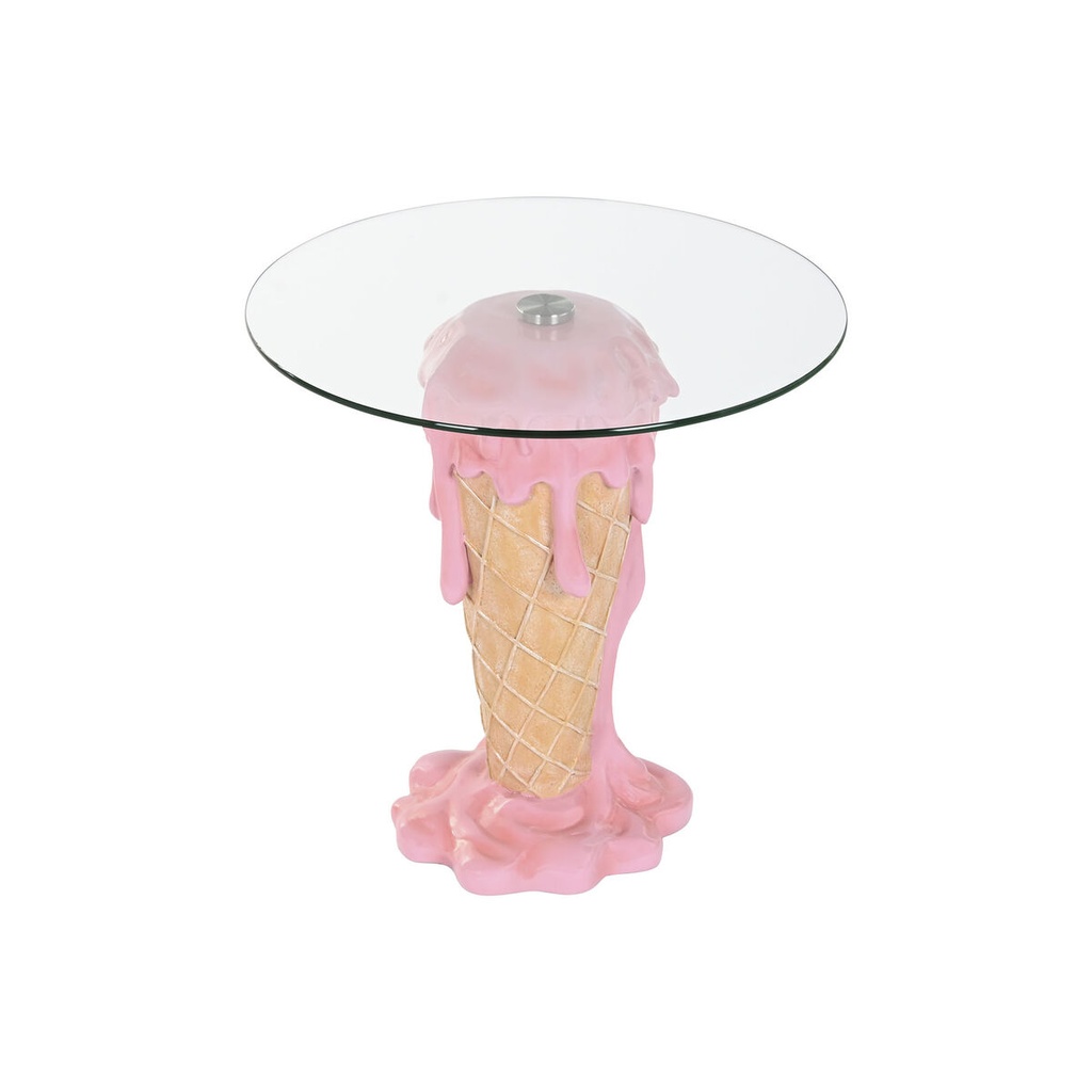Side table Home ESPRIT Pink 48 x 48 x 49 cm