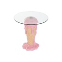 Side table Home ESPRIT Pink 48 x 48 x 49 cm