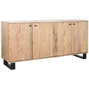 Aparador Home ESPRIT Metal Acacia 170 x 40 x 80 cm