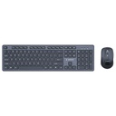 Teclado y Ratón Inalámbrico GEMBIRD KBS-WCH-04 Negro Inglés QWERTY