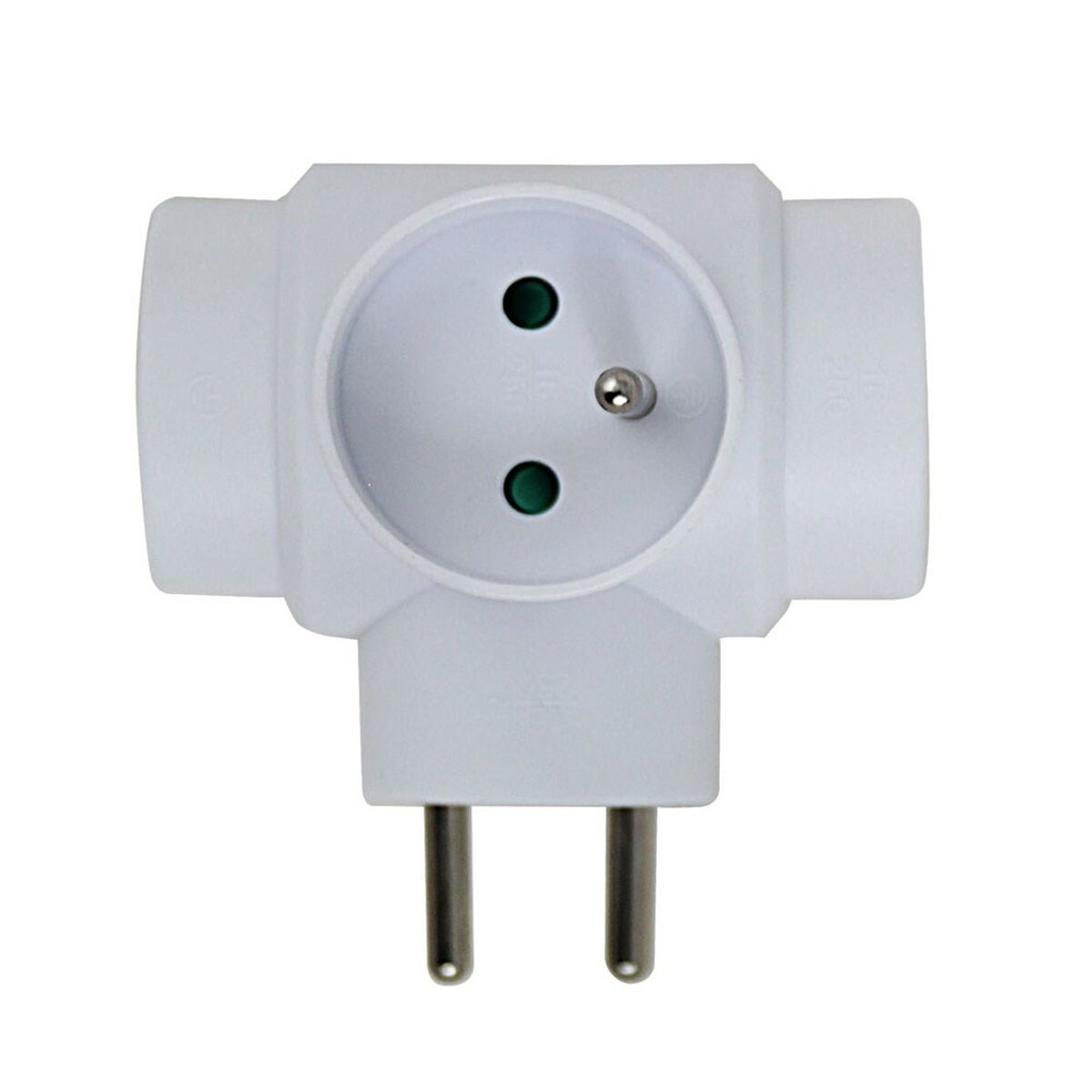 Ladrón de enchufe Esperanza ELK302W 3 Enchufes