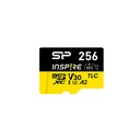 Micro SD Memory Card with Adaptor Silicon Power SP256GBSTXLA2V1NSP 256 GB