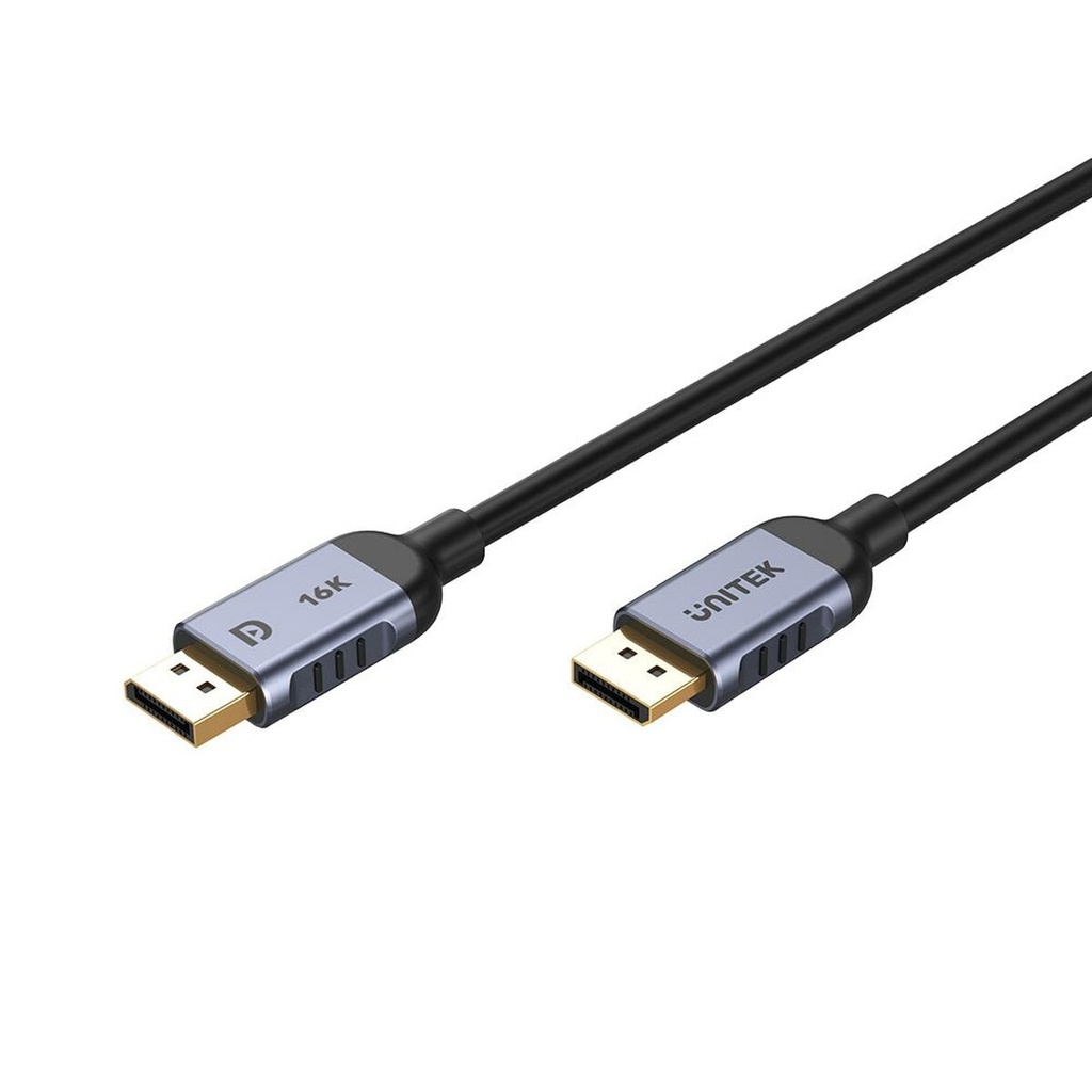 DisplayPort Cable Unitek C1628GY01-2M Black Grey 2 m