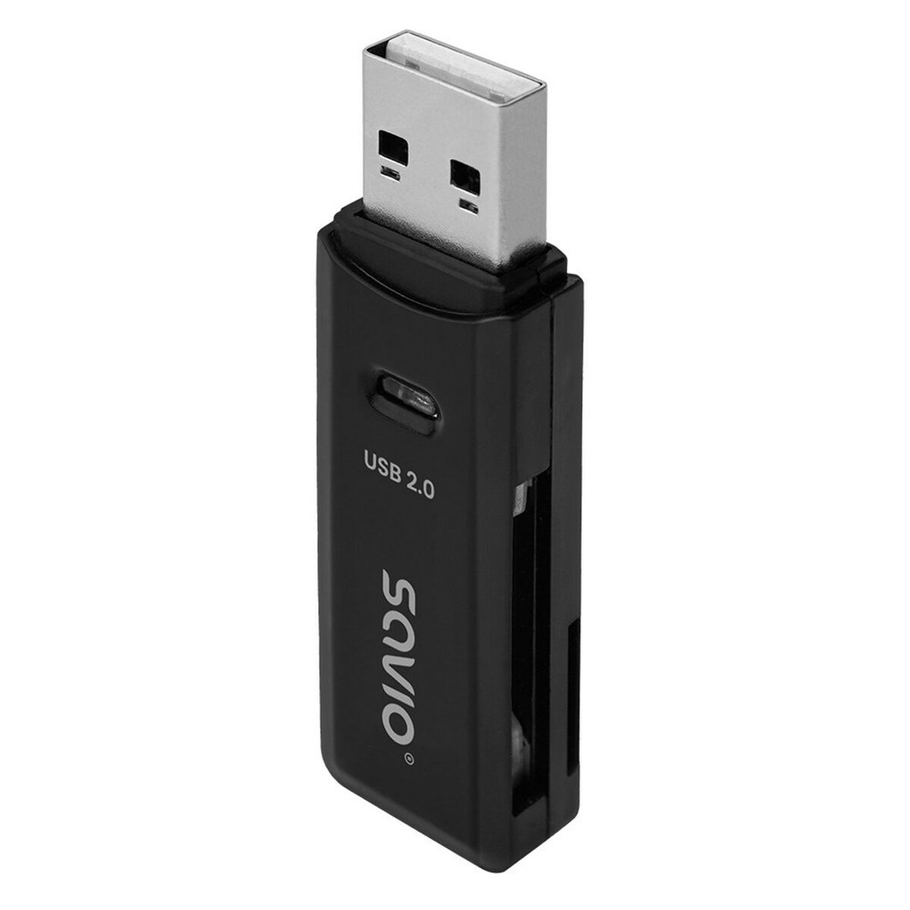 External Card Reader Savio AK-63 Black