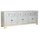 Aparador Home ESPRIT Madera de olmo 220 x 45 x 85 cm