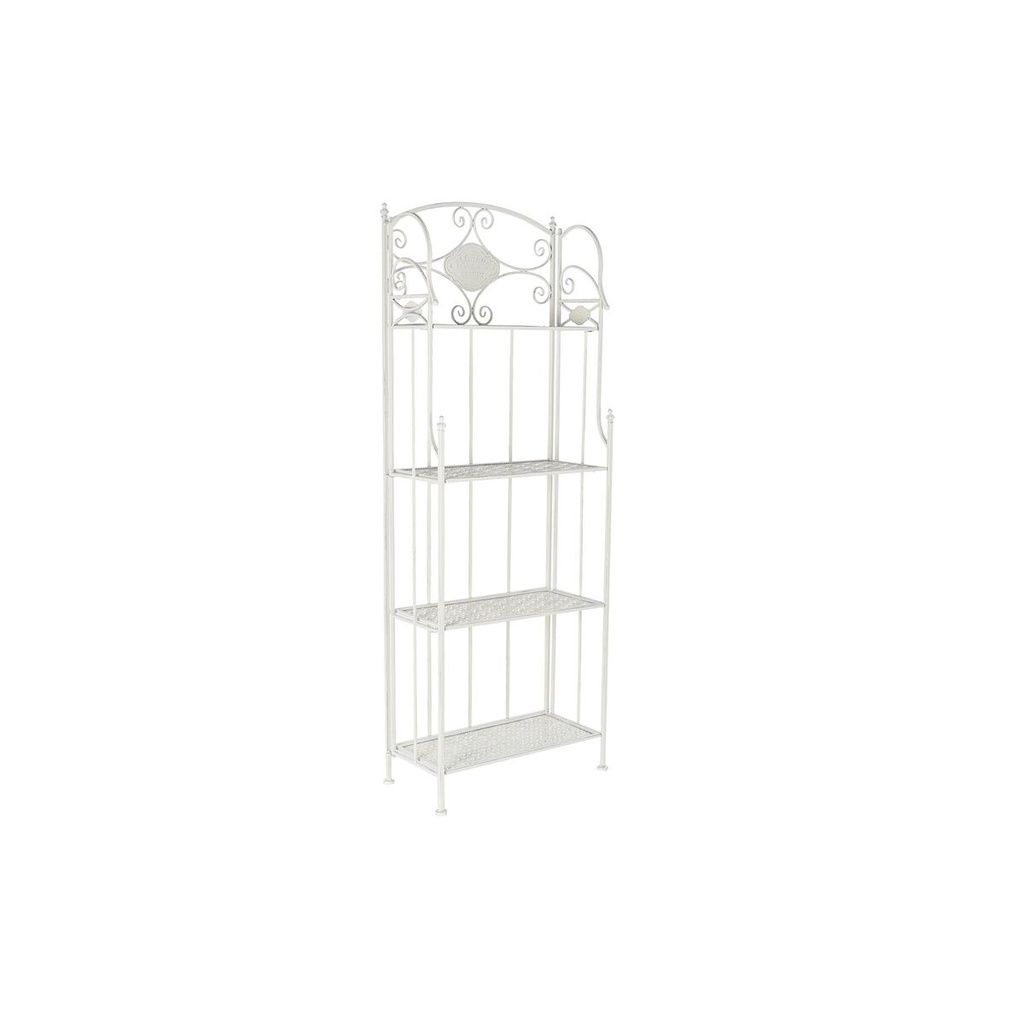 Estantería Home ESPRIT Blanco Metal 4 Estantes 61 x 29 x 163,5 cm