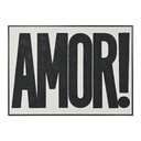 Cuadro Home ESPRIT Amor! Blanco Negro Moderno 103 x 4,5 x 143 cm