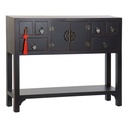 Recibidor DKD Home Decor Negro 95 x 24 x 79 cm