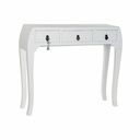 Recibidor DKD Home Decor Blanco Plateado 96 x 26 x 80 cm
