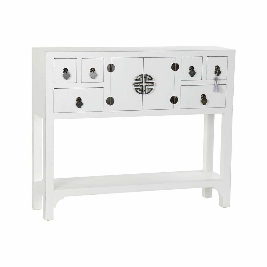 Hall DKD Home Decor White Silver 95 x 24 x 79 cm