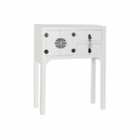 Recibidor DKD Home Decor Blanco Plateado 63 x 26 x 83 cm