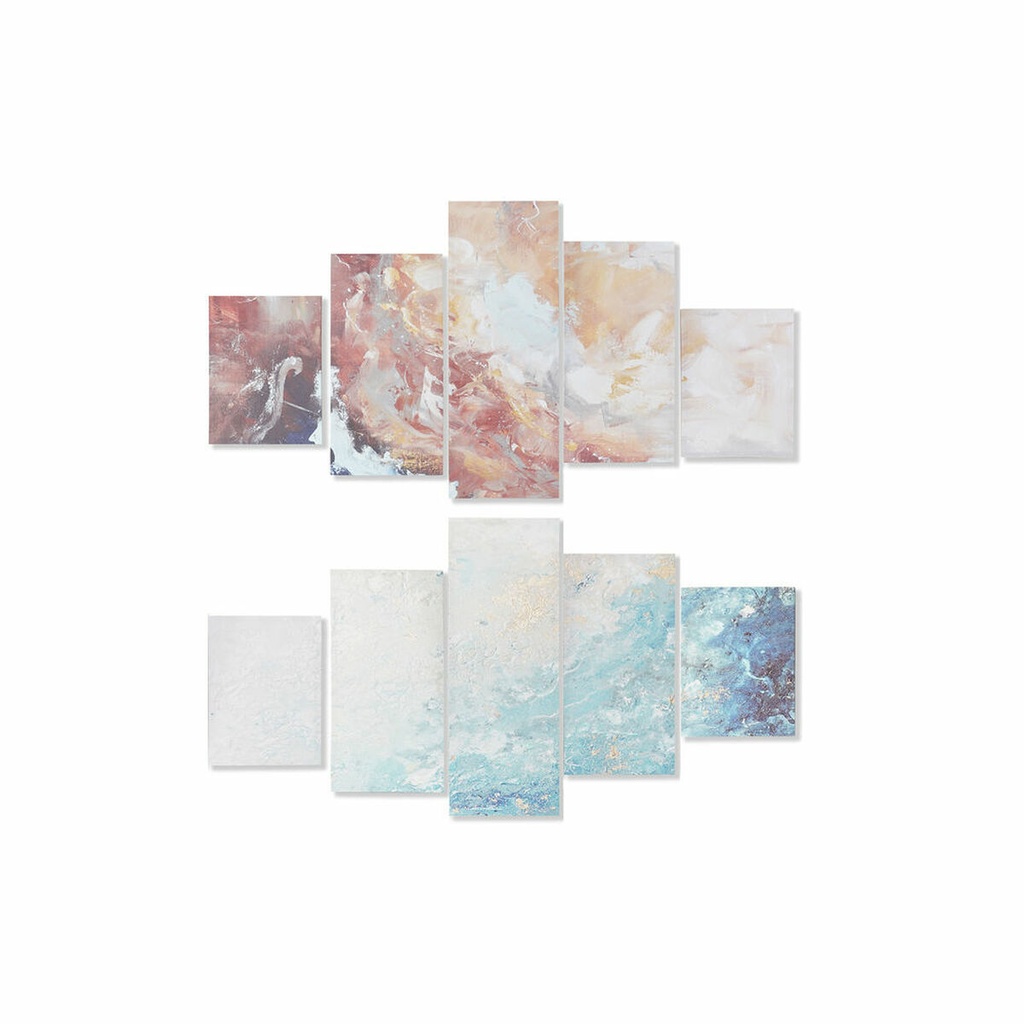 Canvas DKD Home Decor Pinewood Canvas 150 x 2 x 80 cm