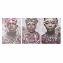 Cuadro DKD Home Decor Colonial Africana (50 x 1,8 x 70 cm)