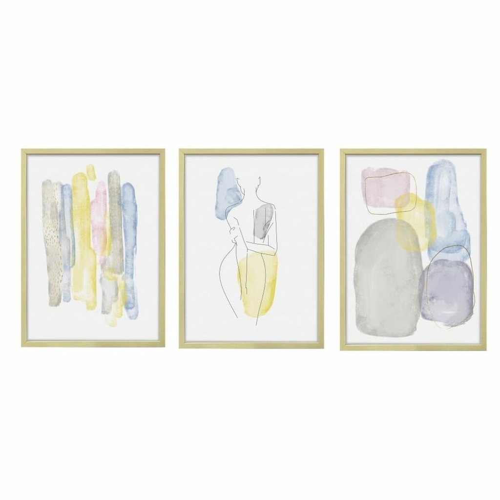 Cuadro DKD Home Decor Abstracto (53 x 3 x 73 cm)