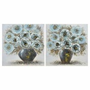 Lienzo DKD Home Decor Lienzo Madera MDF 60 x 3 x 60 cm (2 Piezas)