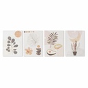 Cuadro DKD Home Decor S3018141 Flores (30 x 1,8 x 40 cm) (4 Unidades)