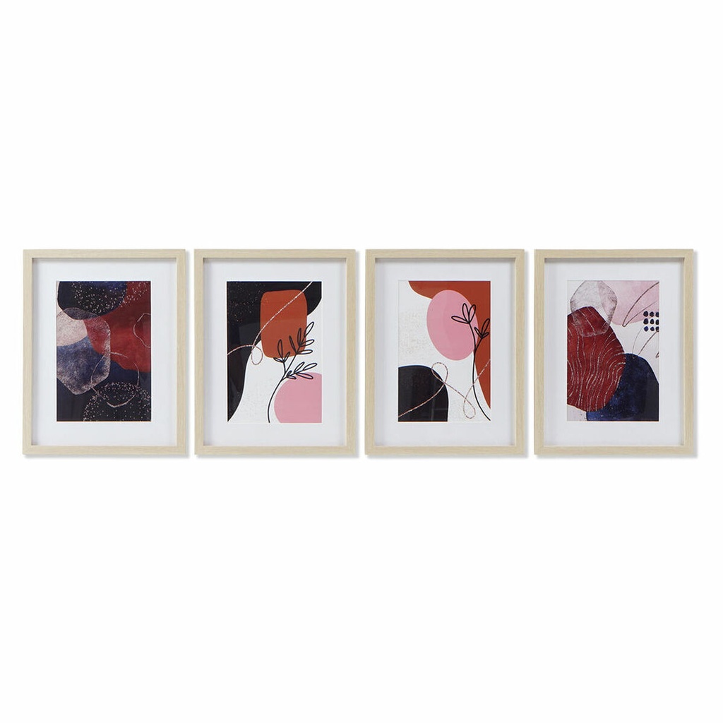Cuadro DKD Home Decor Abstracto Moderno (35 x 2 x 45 cm) (4 Unidades)