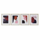 Cuadro DKD Home Decor Abstracto Moderno (35 x 2 x 45 cm) (4 Unidades)
