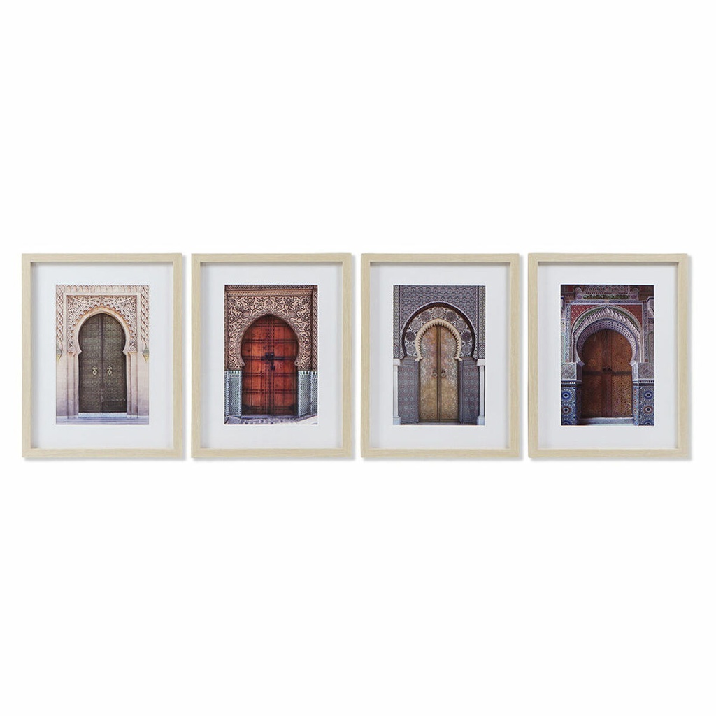 Cuadro DKD Home Decor Árabe (35 x 2 x 45 cm) (4 Unidades)