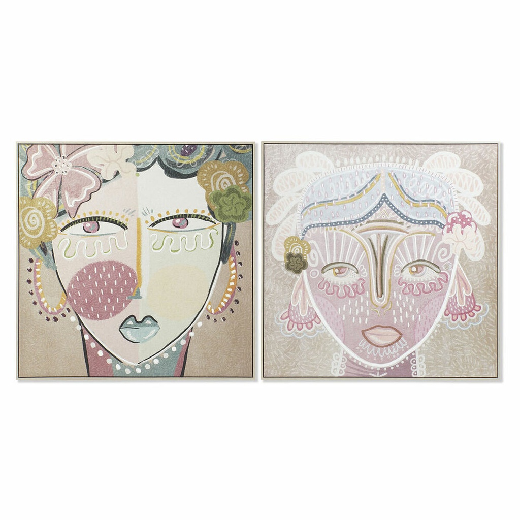 Canvas DKD Home Decor polystyrene Canvas 103 x 4,5 x 103 cm