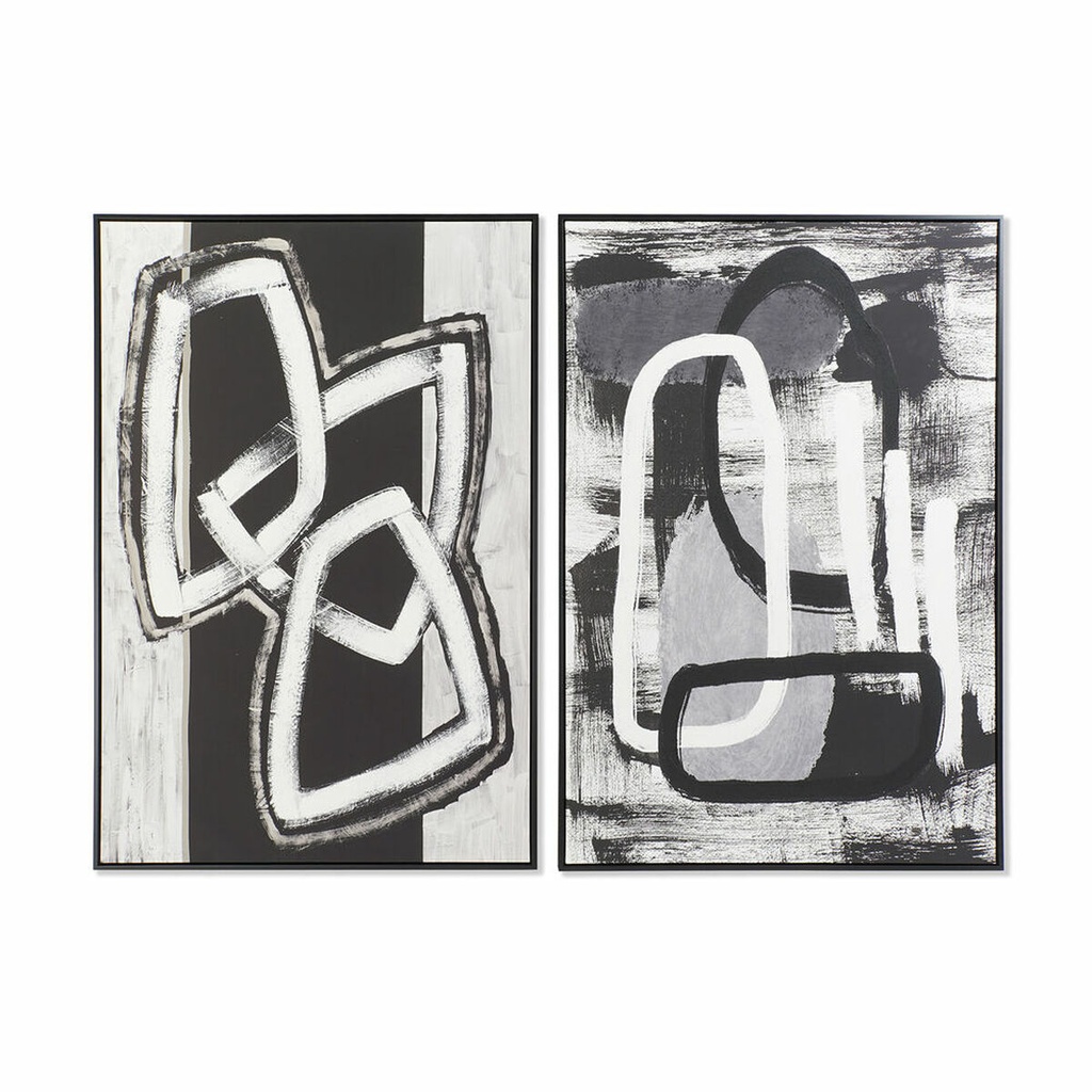 Cuadro DKD Home Decor Abstracto Moderno (83 x 4,5 x 122,5 cm) (2 Unidades)
