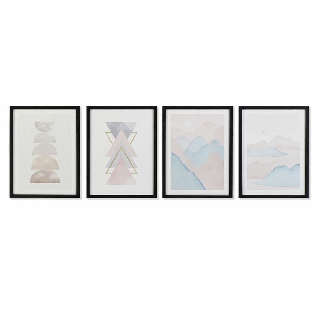 Cuadro DKD Home Decor Montaña (30 x 3 x 40 cm) (4 Unidades)