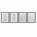 Cuadro DKD Home Decor Montaña (30 x 3 x 40 cm) (4 Unidades)