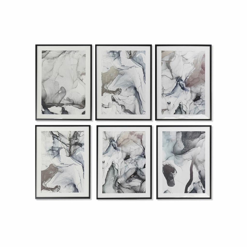 Cuadro DKD Home Decor Abstracto Moderno (6 Unidades) (50 x 3 x 70 cm)