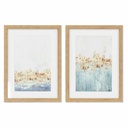 Cuadro DKD Home Decor Abstracto (30 x 2,5 x 40 cm) (2 Unidades)