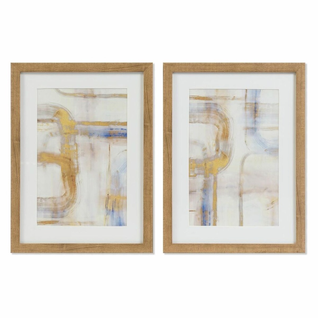 Cuadro DKD Home Decor Abstracto (30 x 3 x 40 cm) (2 Unidades)