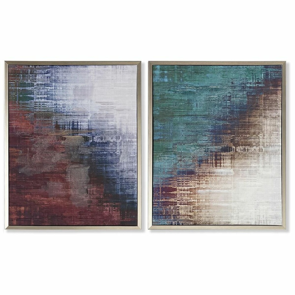 Cuadro DKD Home Decor Abstracto (43 x 2,5 x 53 cm) (2 Unidades)