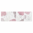 Cuadro DKD Home Decor Mujer (30 x 1,8 x 40 cm) (4 Unidades)