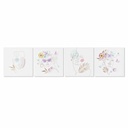 Cuadro DKD Home Decor Abstracto Moderno (40 x 1,8 x 40 cm) (4 Unidades)