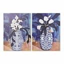Cuadro DKD Home Decor Jarrón Oriental (50 x 1,8 x 70 cm) (2 Unidades)