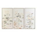 Cuadro DKD Home Decor Flores (60 x 4 x 120 cm)