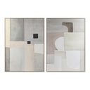Cuadro DKD Home Decor Abstracto (100 x 4 x 140 cm) (2 Unidades)