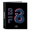 Ring binder BlackFit8 Urban Black Navy Blue A4 27 x 33 x 6 cm