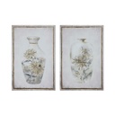 Cuadro DKD Home Decor Jarrón (50 x 1,8 x 70 cm) (2 Unidades)